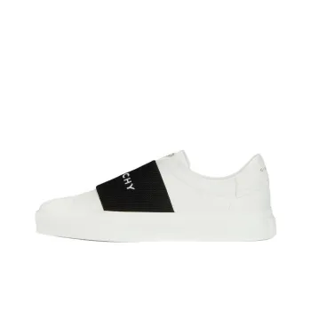 Givenchy City Sport Sneaker White Black Logo Strap