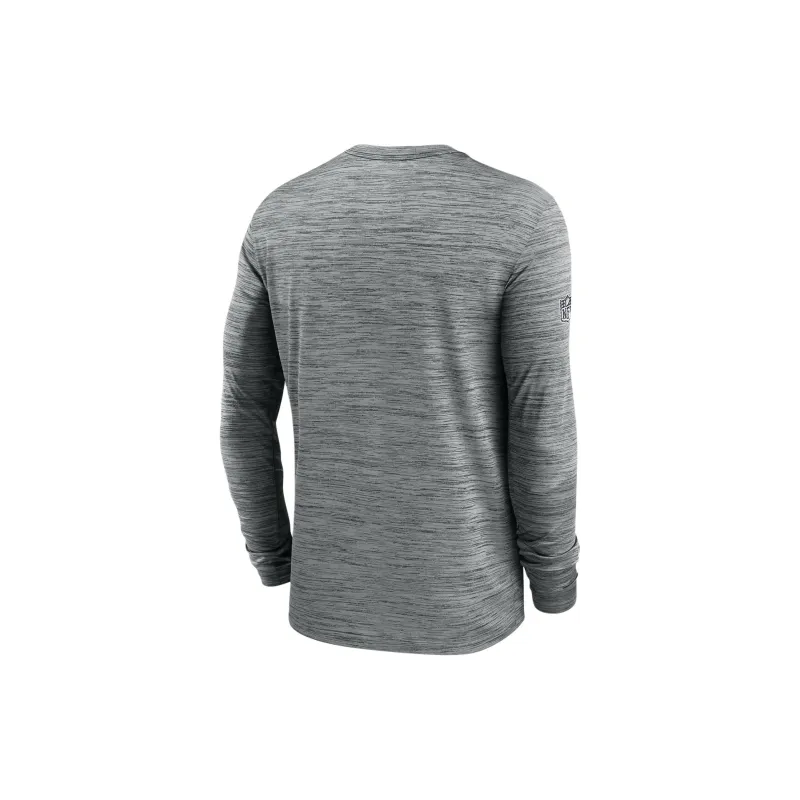 Nike New England Patriots Sideline Velocity Men's Nike Dri-FIT Nfl Long-Sleeve T-Shirt-1