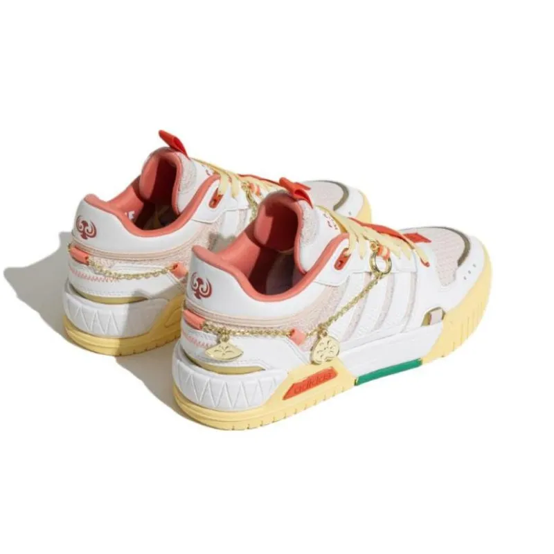 Adidas Neo D PAD W Basketball Shoes 'White Pink' Women's-2