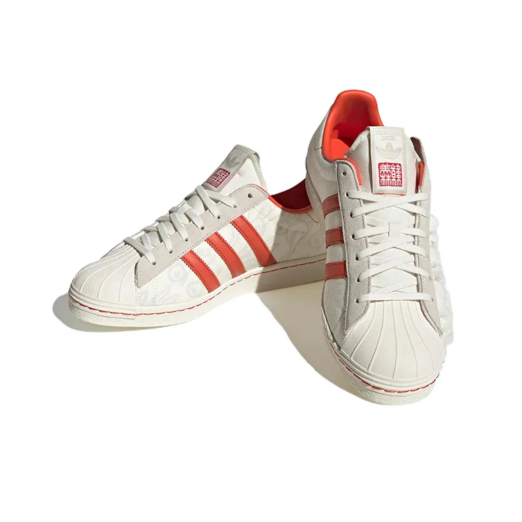 Adidas originals superstar 80s red online