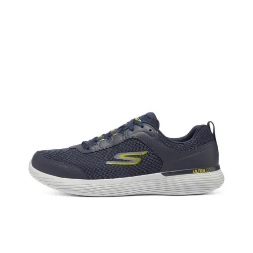 Skechers Go Run 400 V2 Running Shoes Men Low-Top Blue/Yellow