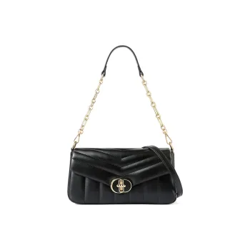 TUCANO Chanel Inspired Versatile Fashion Premium Chain Bag Crossbody Bag, Shoulder Bag Women's Classic Black