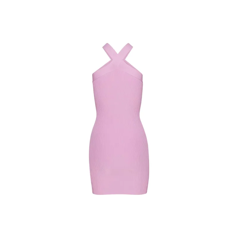 ARITZIA Babaton Sculpt Knit Criss Cross Dress Sleeveless Dress Women's Lyrical Lilac-1
