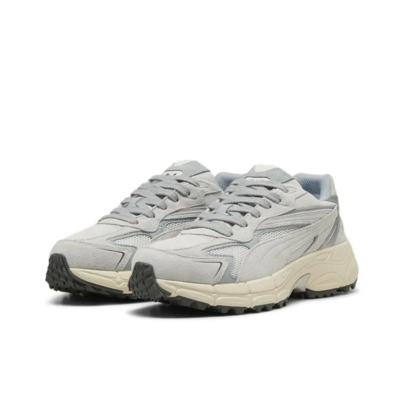 PUMA Slip Resistant Low Top Golf Shoes Unisex Gray White-2