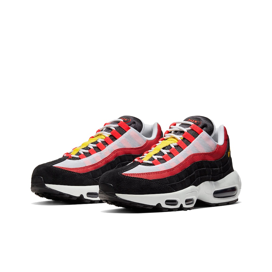Nike Air Max 95 Black Crimson Yellow US M 7 - POIZON
