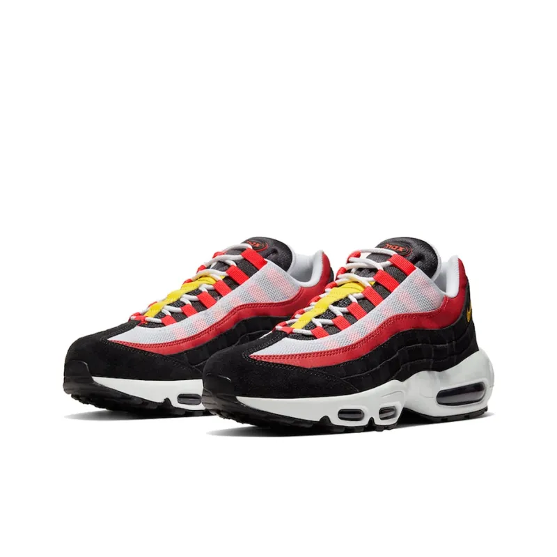 Nike Air Max 95 Black Crimson Yellow-2