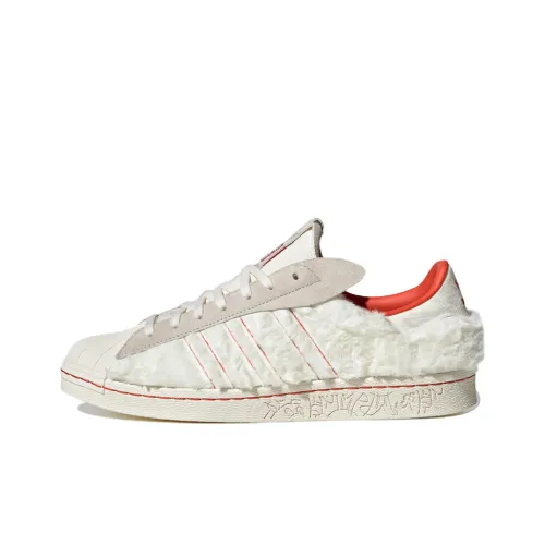Adidas Originals Superstar 80s X Han Meilin 'White Red'