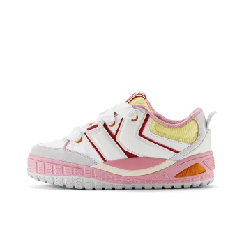 Kappa Anti Slip Wear Resistant Mid Top Skateboard Shoes Women's Milk White