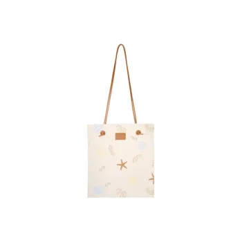 AJIDOU Fabric Seaside Starfish Tote Medium Size Women's Yellow