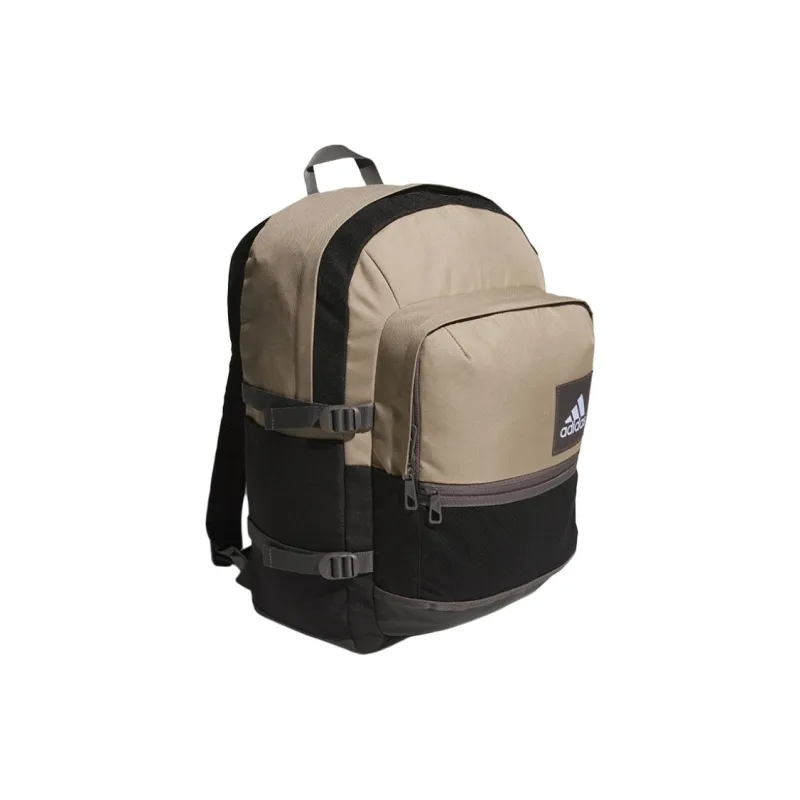 Adidas Polyester Backpack Medium Size Unisex Khaki & Black-1
