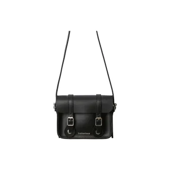Dr.Martens Smooth Leather Crossbody Bag, Shoulder Bag Mini Unisex Black
