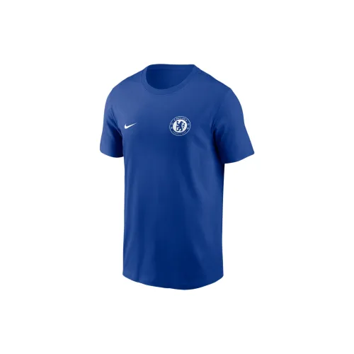 Nike Chelsea FC Soccer Jerseys Men Prussian Blue