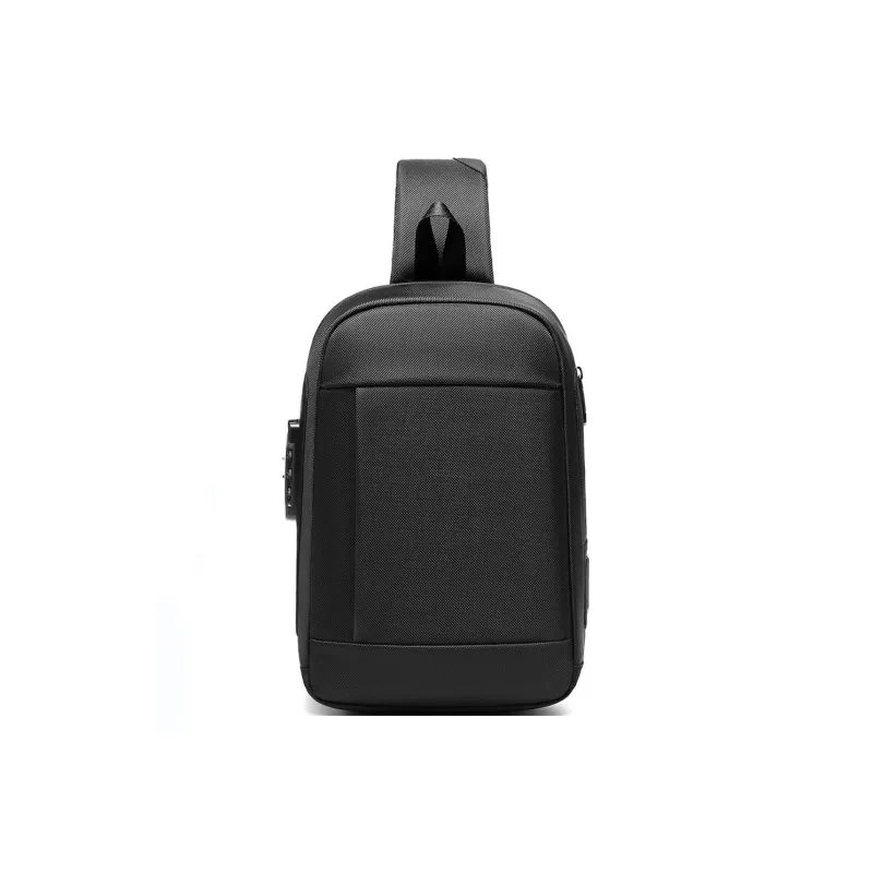 Ssweisiker Oxford Crossbody Bag Regular Unisex Black-4