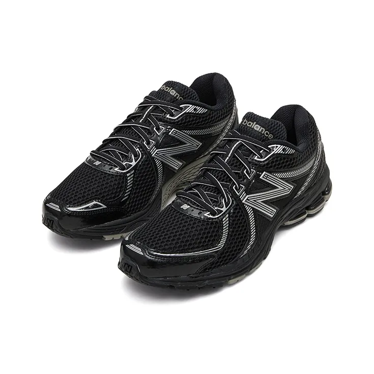 New Balance 860v2 Black Silver - POIZON
