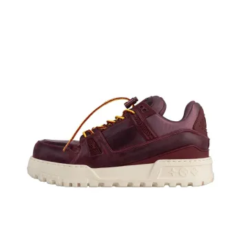 LOUIS VUITTON Trainer Maxi Low-Top Casual Shoes Men's Red