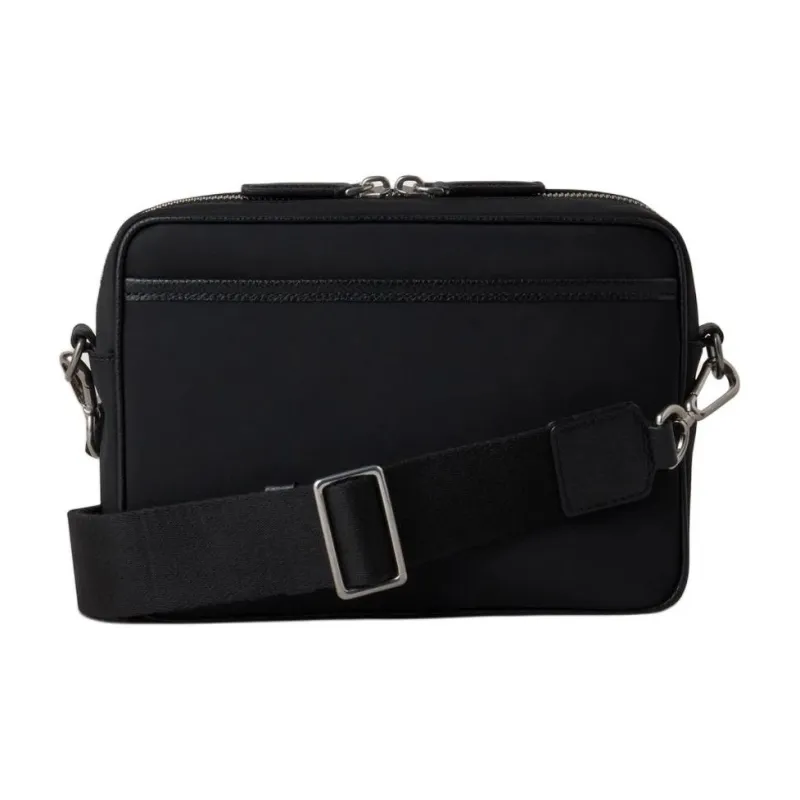 Mulberry Nylon Messenger Bag Shoulder Bag Crossbody Bag Men's Black-2