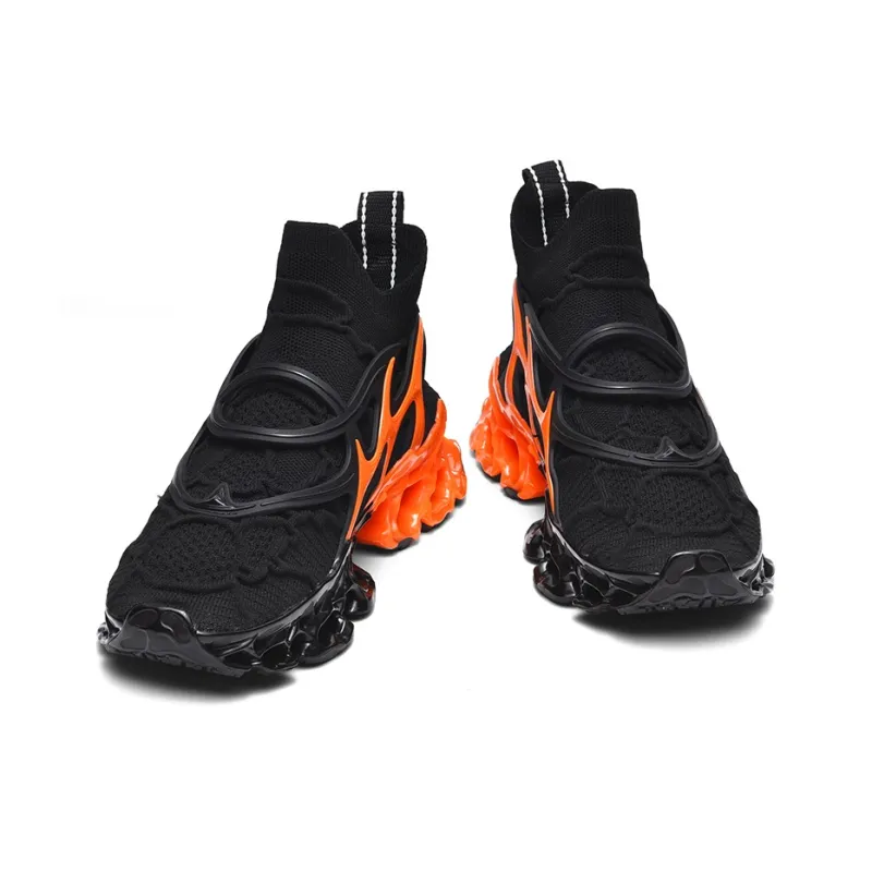 Comanier Cushioning And Breathable Mid Top Casual City Commute Sprint Long Distance Running Shoes Unisex-2