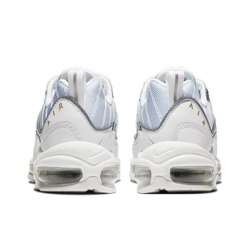Nike Air Max 98 White Silver Gold Women's-3