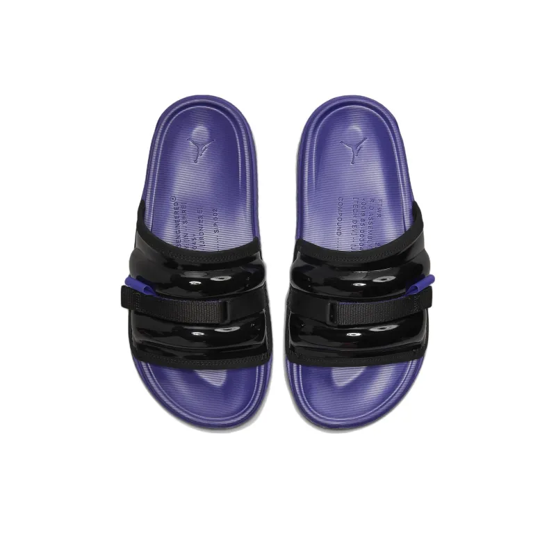 Air Jordan Super Play Slide 'Black Dark Concord'-2