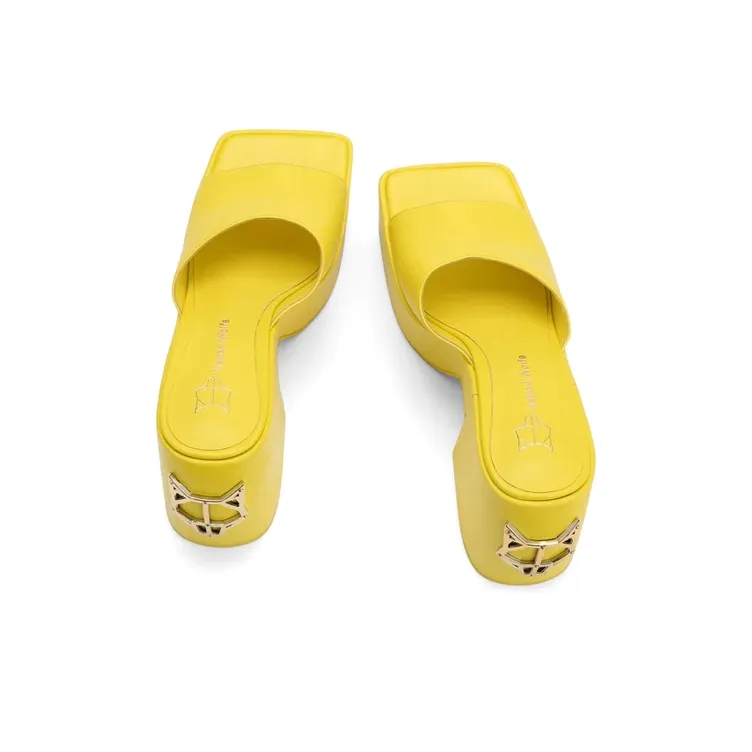 Naked Wolfe Fancy Stylish Sandal 11.3cm Women's Yellow-3