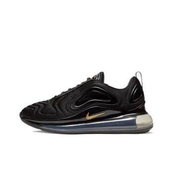 Nike Air Max 720 Black Metallic Gold Women's