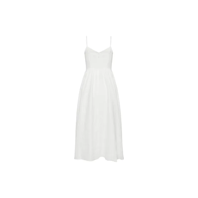 ARITZIA Wilfred Influence Linen Maxi Dress Slip Dresses Women's WHITE/White-1
