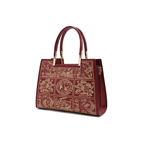 Vigno Handbags Red