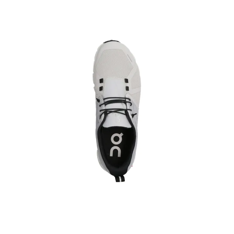 On Running Cloud 5 Waterproof Glacier Grey White-4