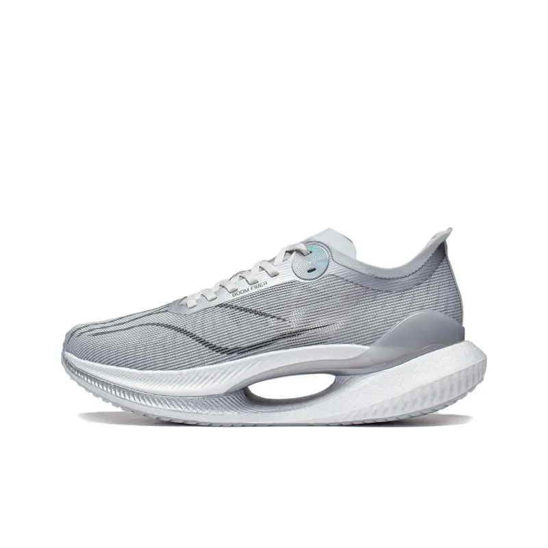 LiNing Jueying 2 Essential Anti Slip Wear Resistant Low Top Running Shoes Men's Gray-0