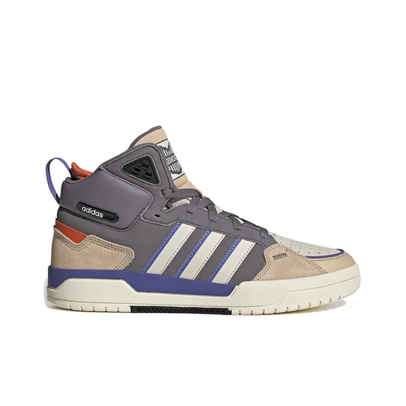 100DB Adidas Neo Mid 'Trace Grey Magic Beige'-1