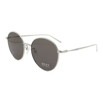 DKNY Metal Round Sunglasses Women's Silver