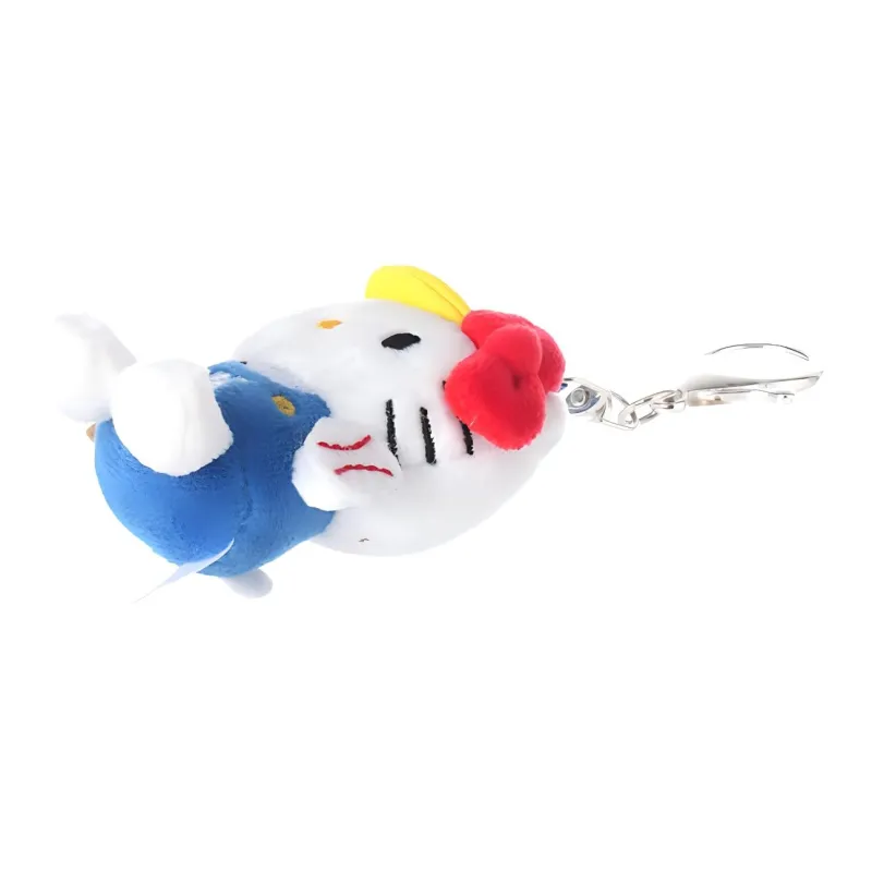Hello Kitty Baseball Dolls Plush Pendant 13cm Height-3