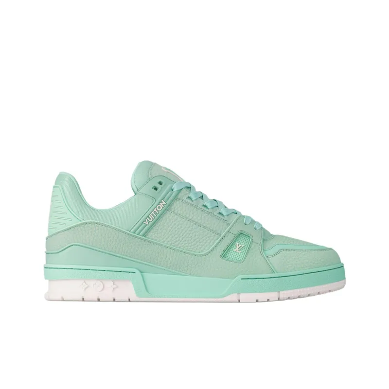 LOUIS VUITTON LV Trainer Mint Green White-1