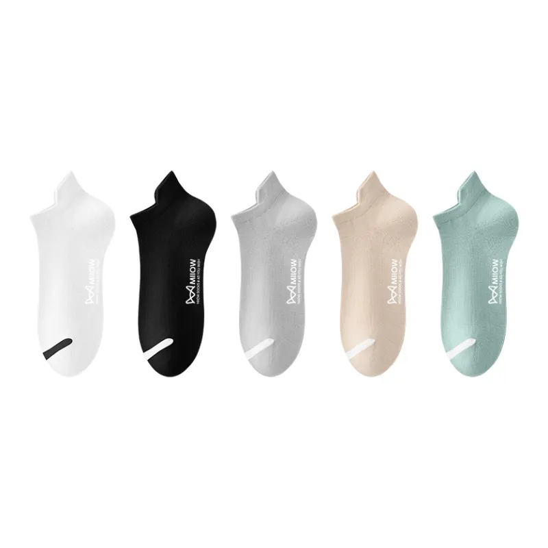 MIIOW Ankle Socks Unisex 5 Pack-5