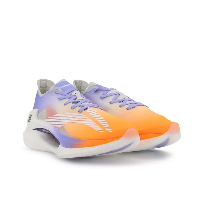 LiNing Jueying Cushioned Anti Slip Wear Resistant Breathable Lightweight Low Top Running Shoes Blue Orange-2