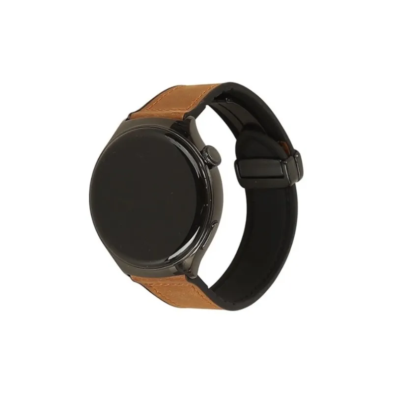 FZRT Huawei Compatibility Watch Band 20/22mm Genuine Leather Material-4
