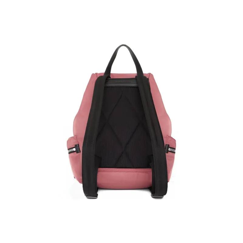 Burberry Polyamide Backpack Travel Storage Bag Backpack Medium Size Women's Coral Pink-3
