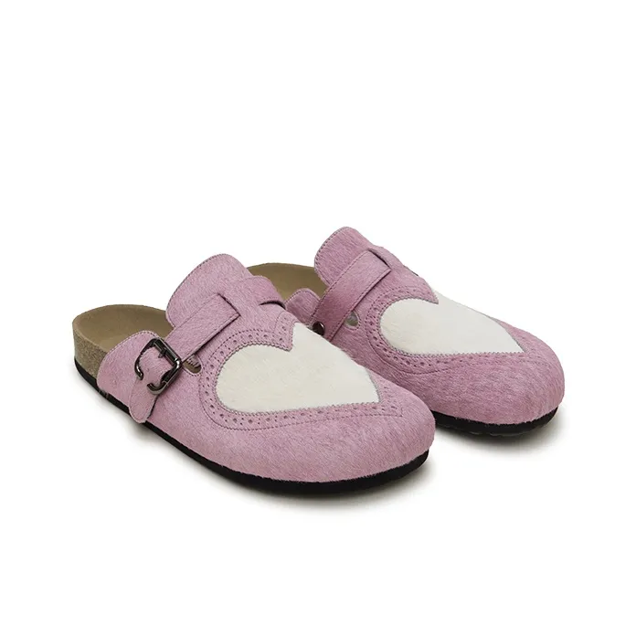 CONP Slip Resistant Wrap toe Slippers Unisex Dark Pink-2