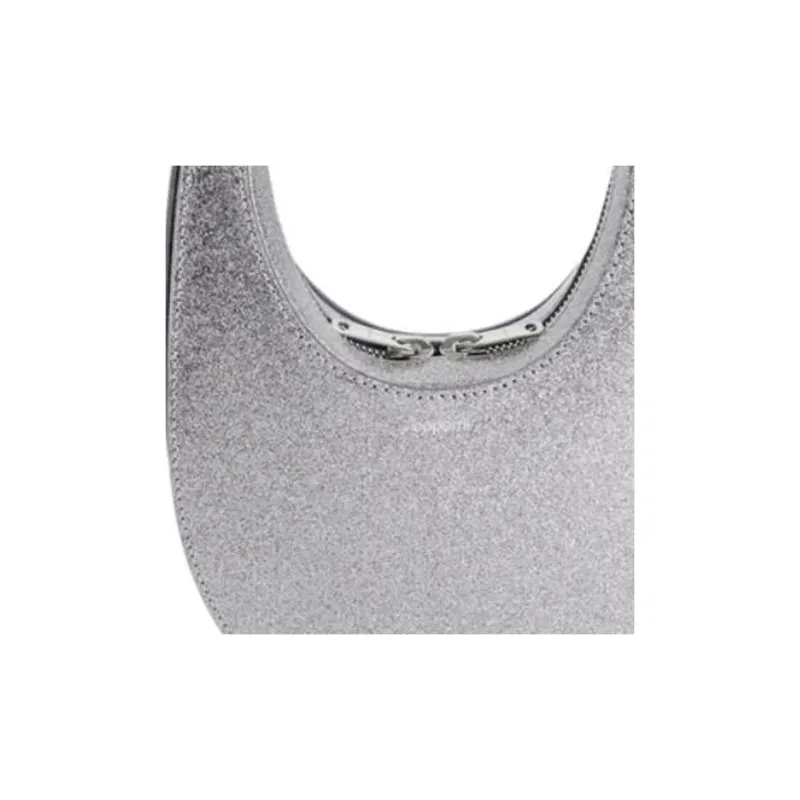 COPERNI Leather Handbag Mini Women's Silver-4