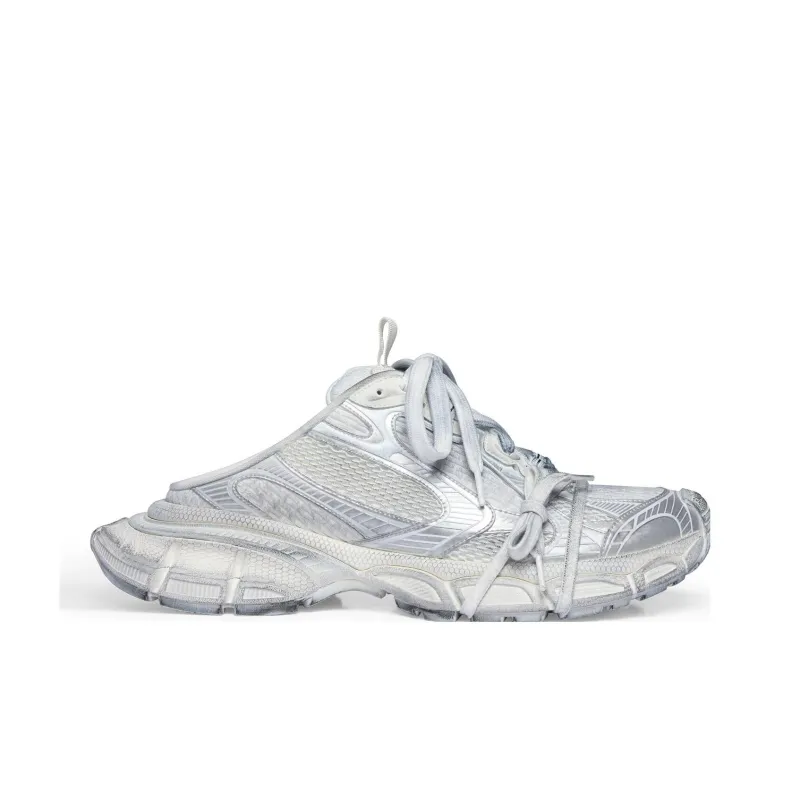 Balenciaga 3XL Mules 'Silver White' Women's-1