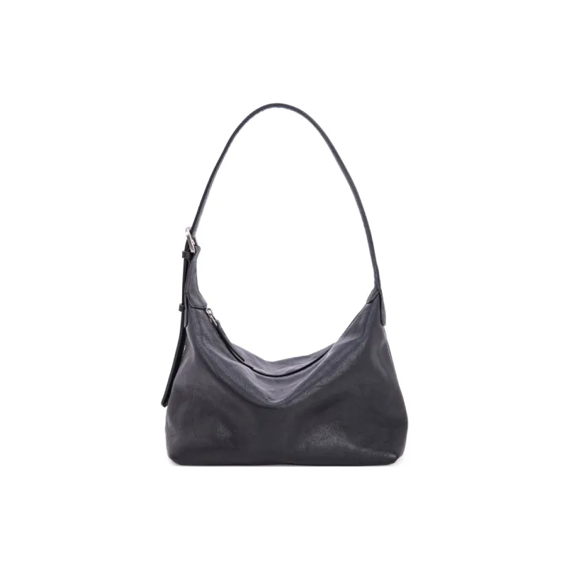 VENOF Cow Leather Shoulder Bag Medium Size Women's Light Tea Brown/Rock Desert Black/Vintage Red-12