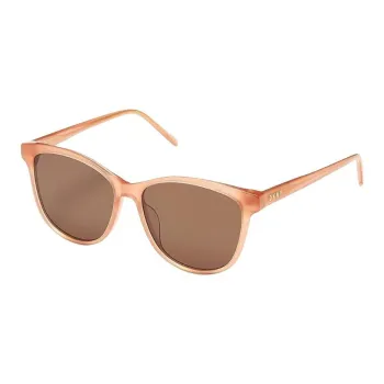 DKNY Oval Sunglasses Unisex Transparent Pink