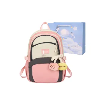 Duoluplo Doron Paul Nylon Fabric Backpack Women's Pink/Green/Black