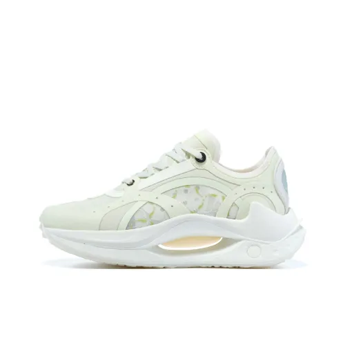 LI-NING 1990 Shadow RMX Casual Shoes Women's Low-Top Green