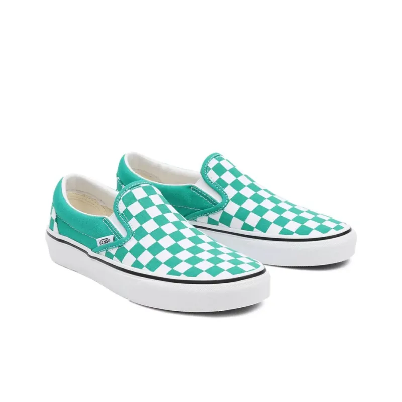 Vans Classic Slip On 'Green White'-2