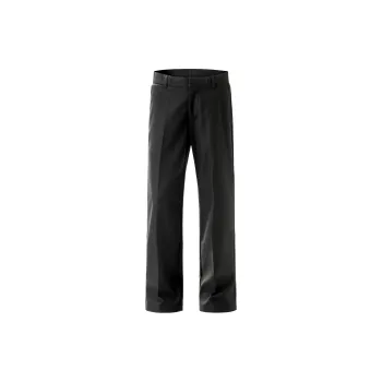 GWAF Effortless Style Cleanfit Business Suit Casual Pants With Draping Effect Unisex Black Single Item