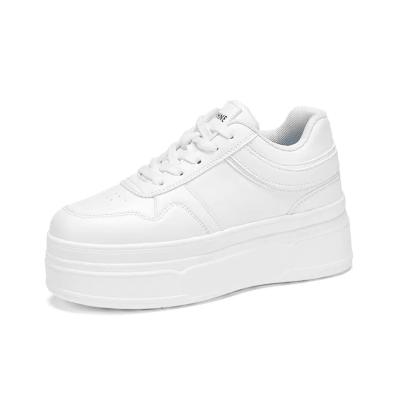 DAPHNE Low Top Skateboard Shoes Women's White-0