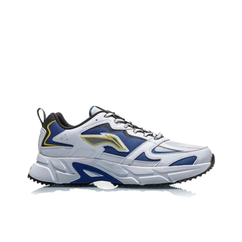 LiNing Storm 1 Cushioning, Slip Resistant, And Abrasion Resistant Low Top Running Shoes Men's Storm Blue-1