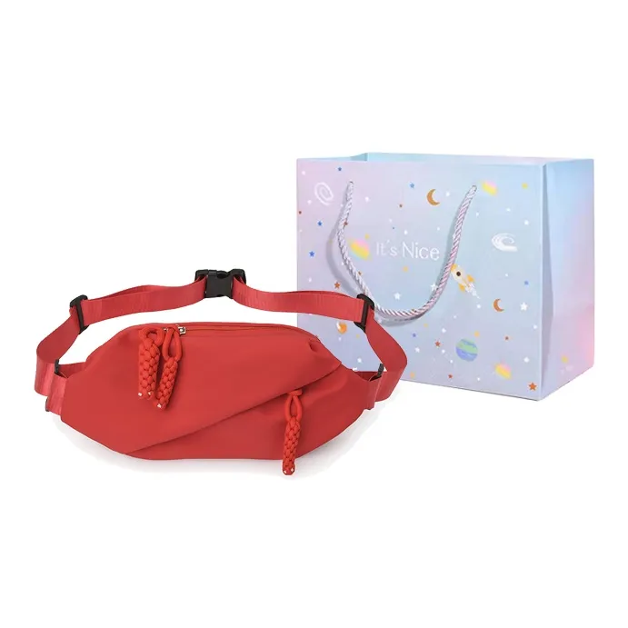 GOX Nylon Sling Bag Regular Unisex Ecru/Black/Orange/Red/Pink-14
