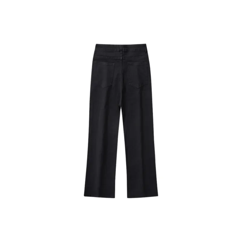 VIPGOOSE Jeans Unisex Classic Black-3